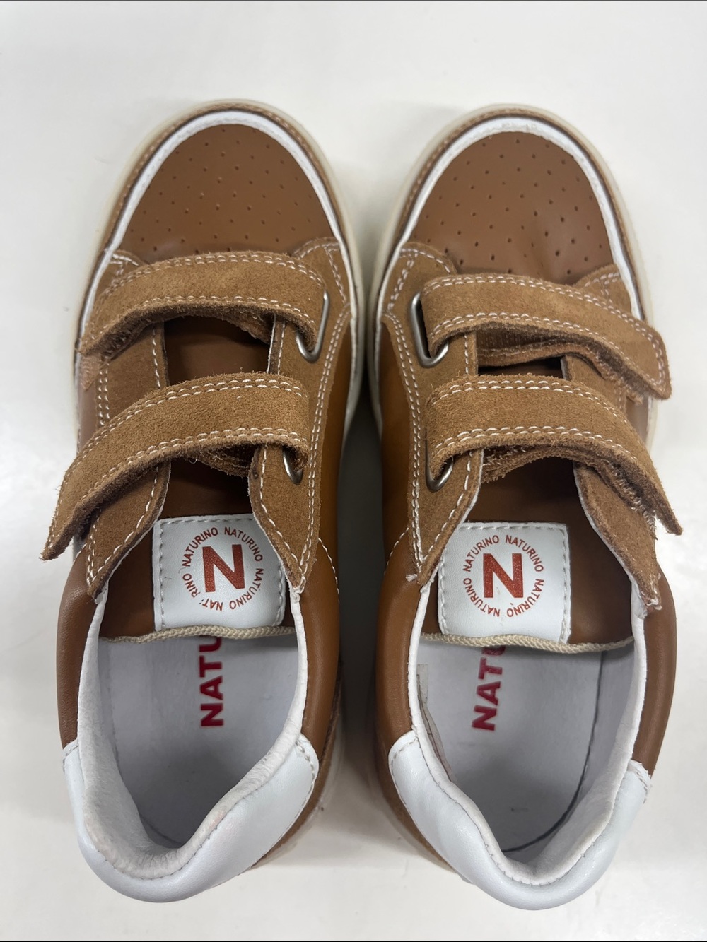 Naturino Ariton Sneaker in Brown Leather & Suede Size 30 (US 12.5) - Picture 4 of 7